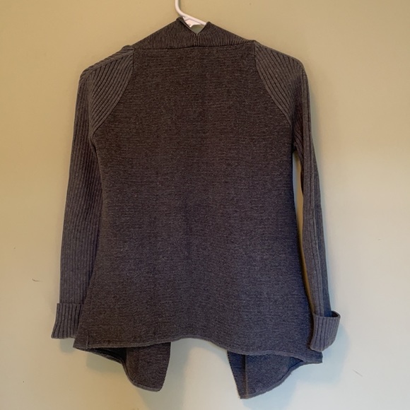 Angel Apparel chunky gray cardigan sweater size xs - Picture 2 of 7
